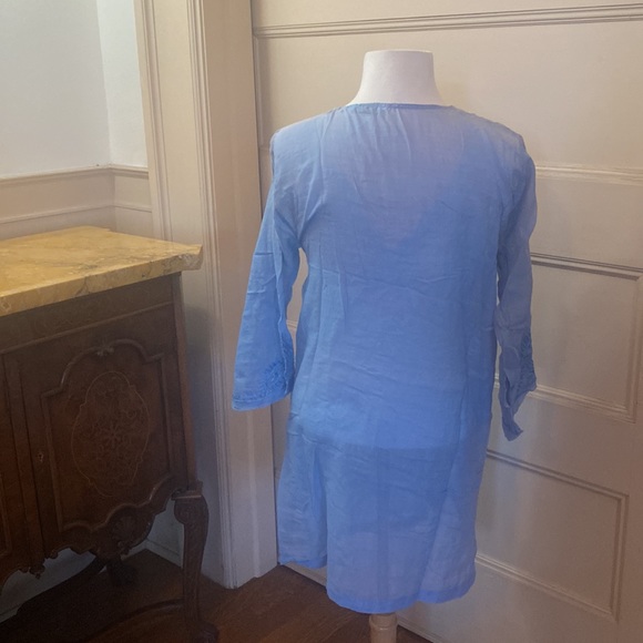 Embroidered Tunic Coverup, Size M - Picture 5 of 13